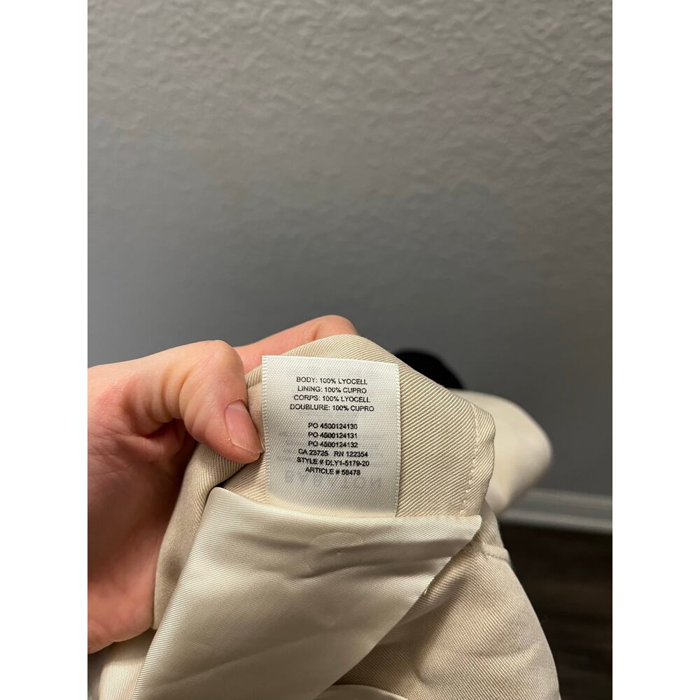 Aritzia Babaton Maximo Trench Coat XS Belted Drapey minimalist classic academia - Picture 11 of 11
